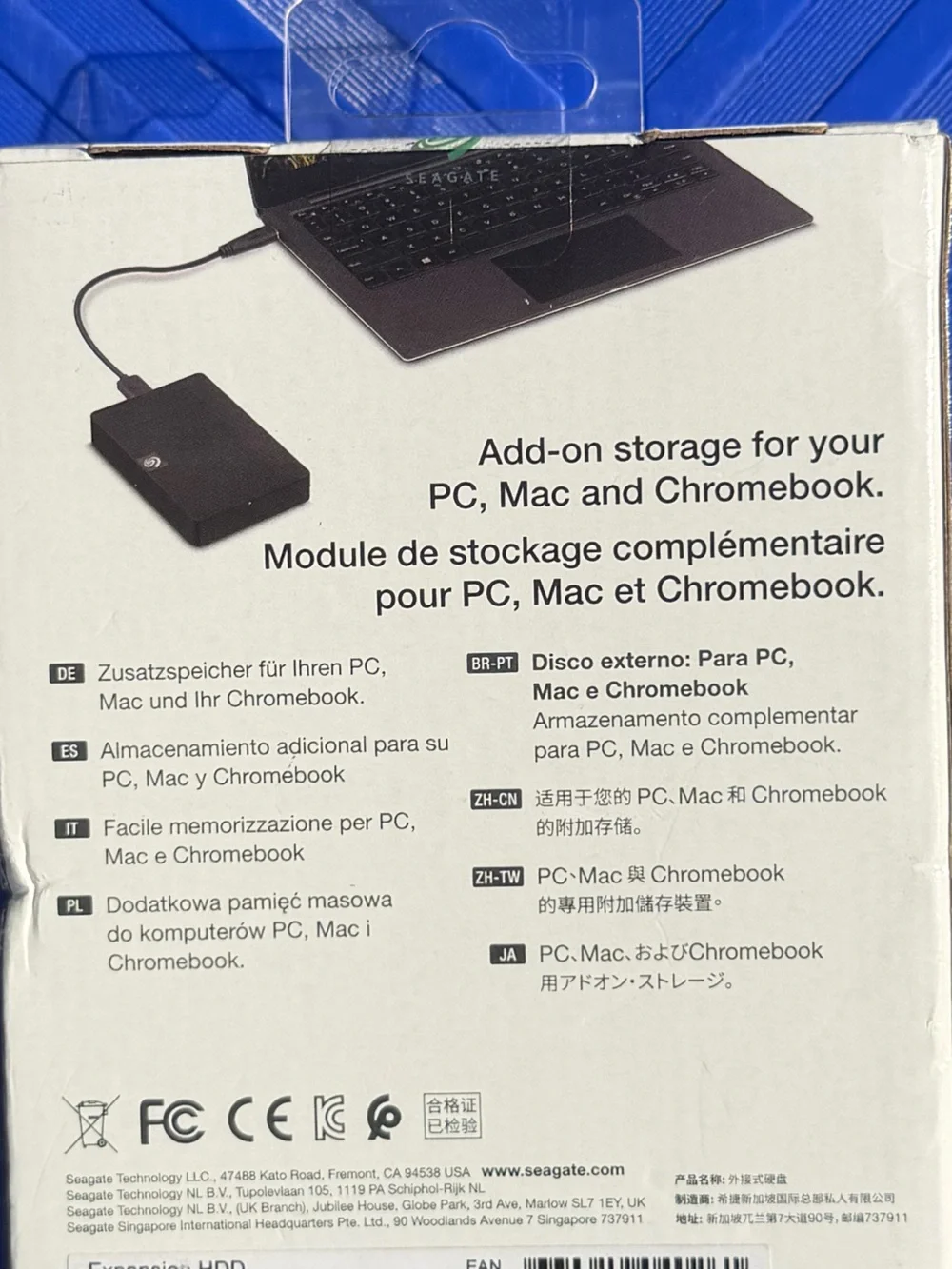 Seagate portable external
